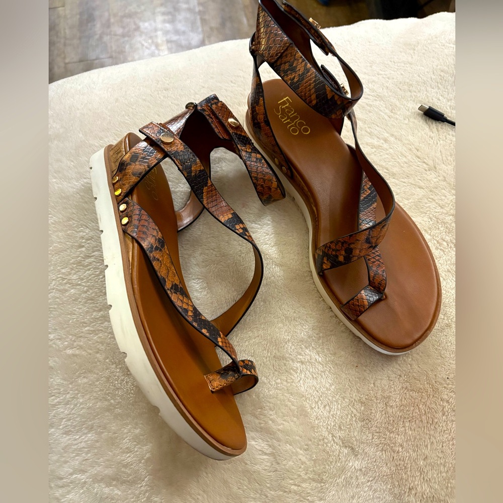 Franco Sarto Women's Daven Sandal Sz 9 - Picture 6 of 9